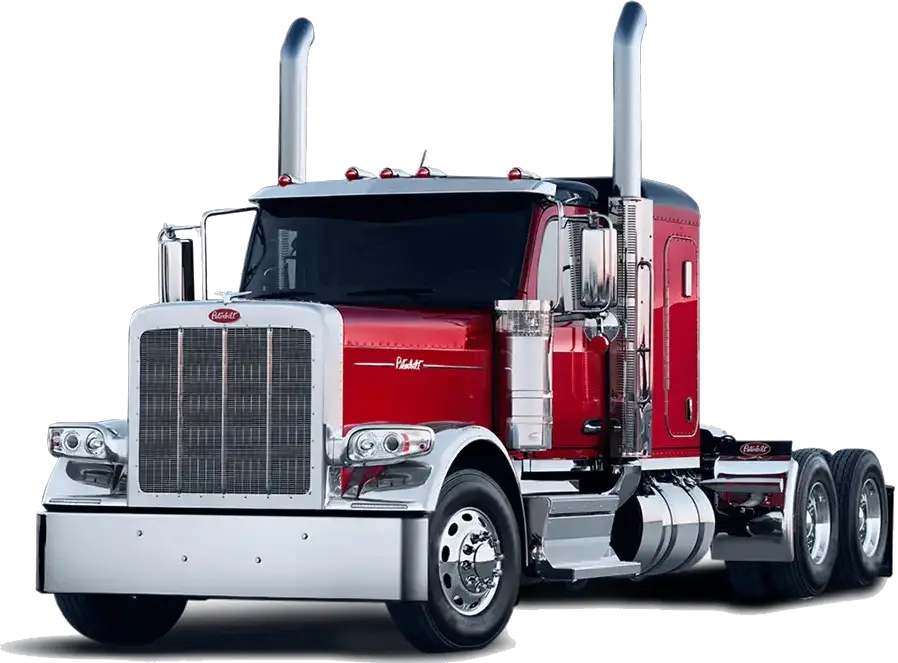 red volvo truck image